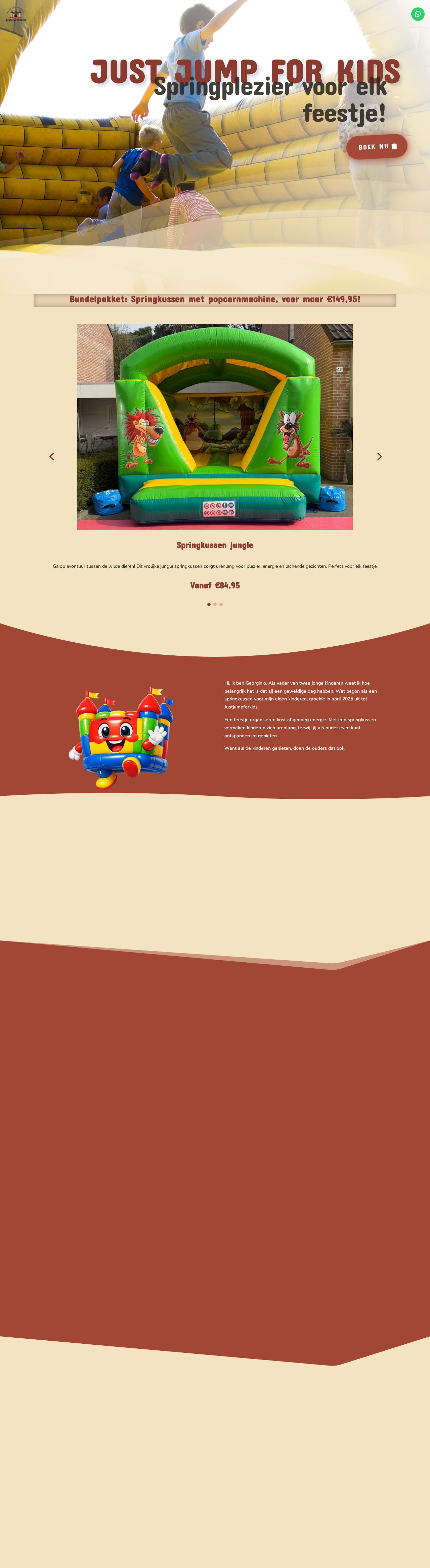 Just Jump for Kids website
