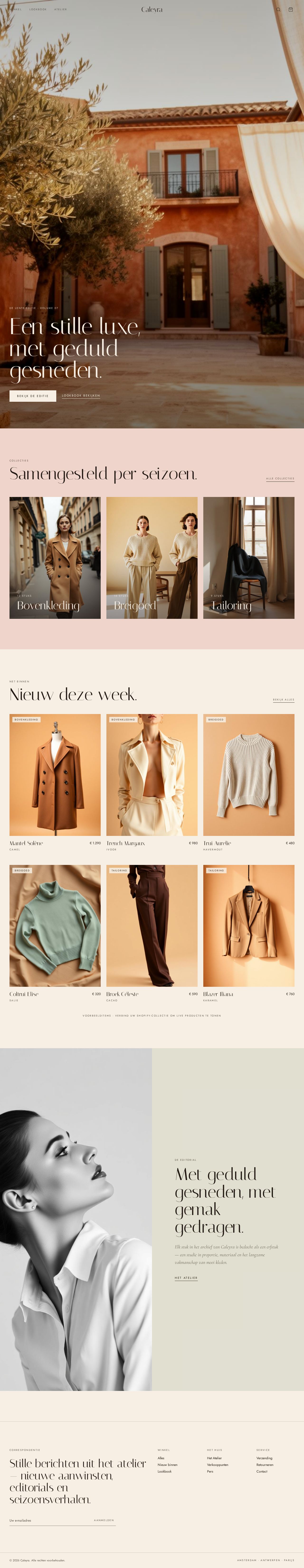 Caleyra website